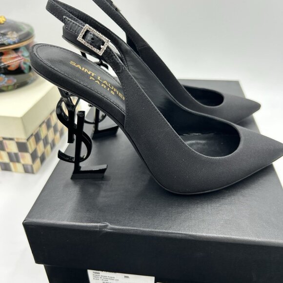 YSL Saint Laurent Opyum Sling back heels - Picture 10 of 14